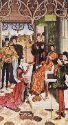 Dieric Bouts The Empress's Ordeal by Fire in front of Emperor Otto III USA oil painting artist